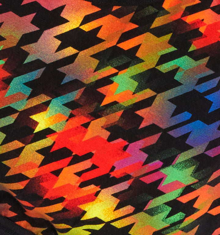 4.5" Trunks - Rainbow Houndstooth