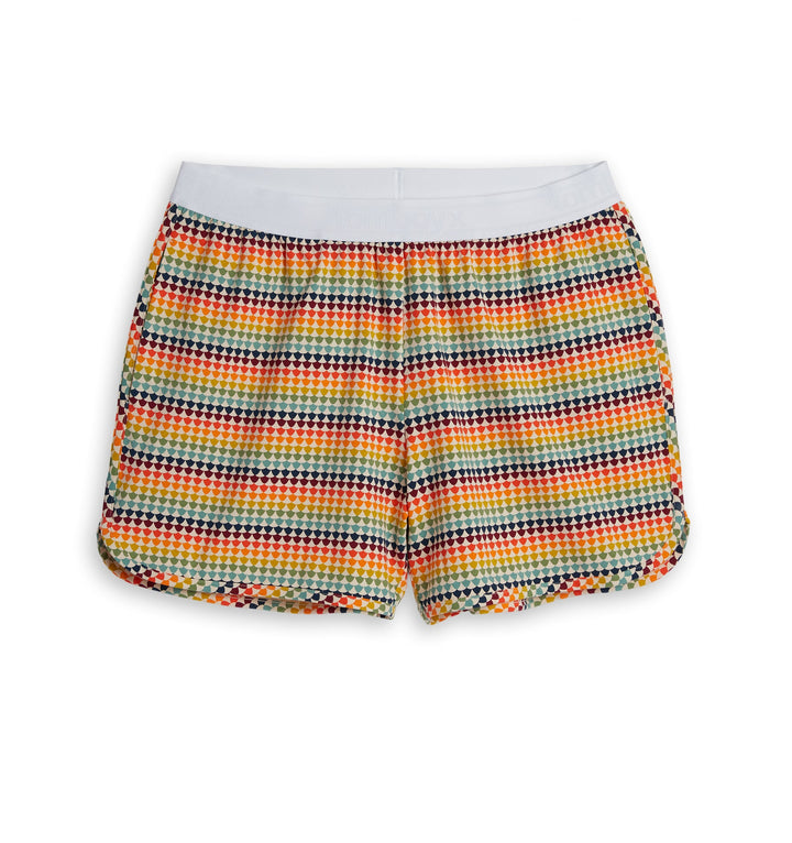 Cotton Boxer Short - Rainbow Knit