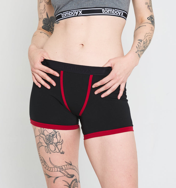 4.5" Trunks - Red Edge