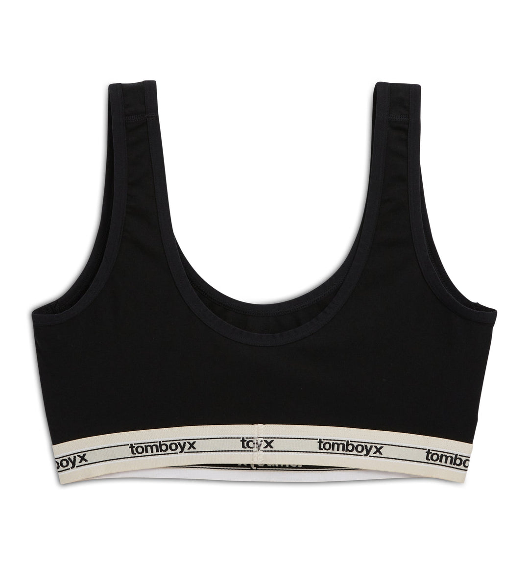 Peekaboo Soft Bra - Retro Black