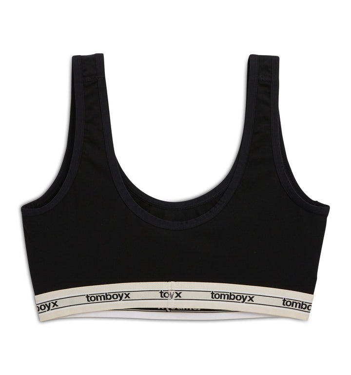 Peekaboo Soft Bra - Retro Black