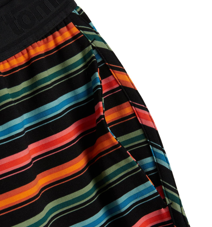 Cotton Boxer Short - Retro Rainbow Stripe