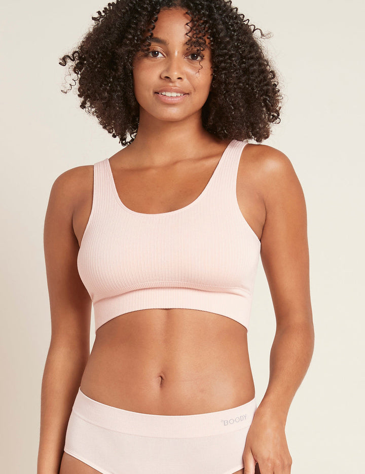 Ribbed Seamfree Crop - Shell