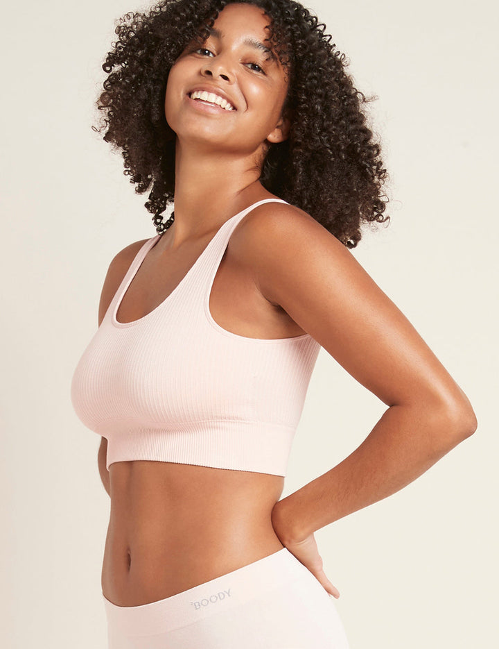 Ribbed Seamfree Crop - Shell