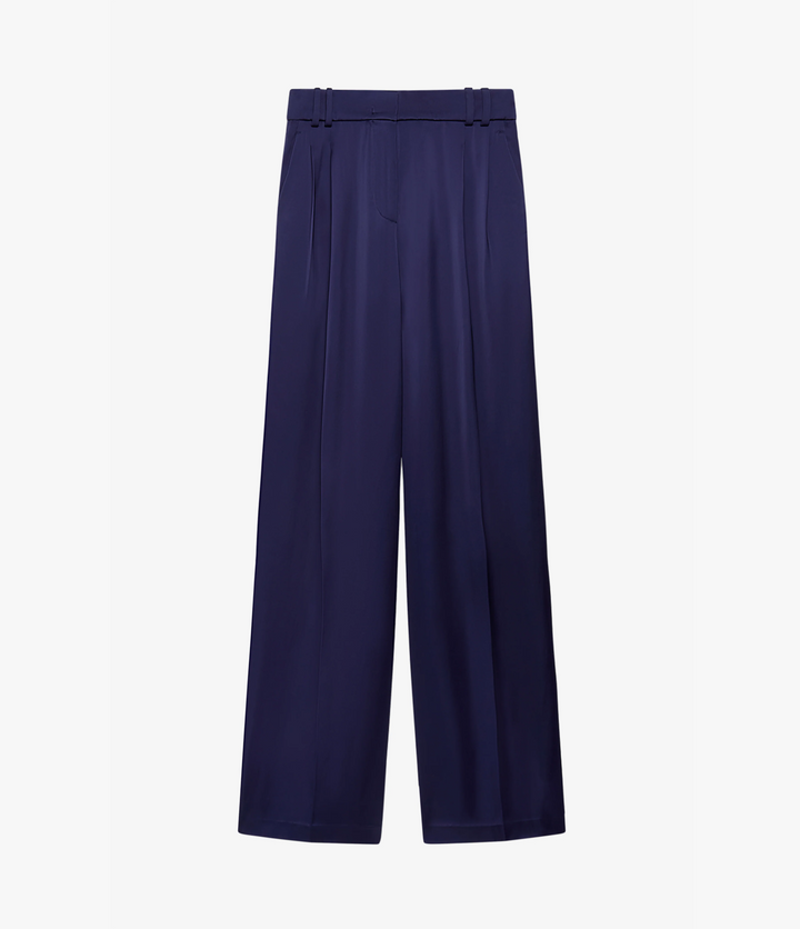 Satin Pleated Trouser