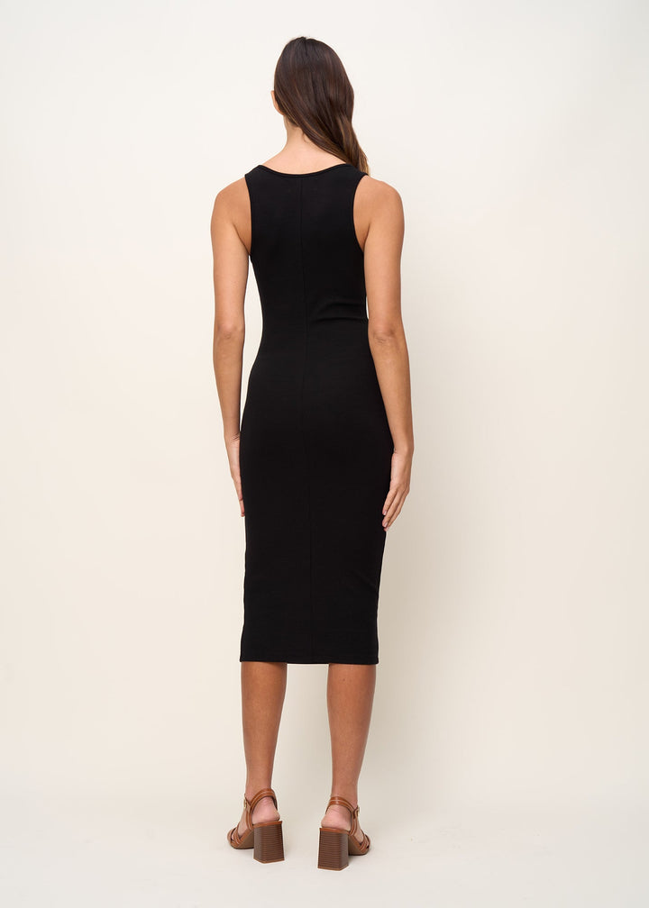The Scoop Neck Midi Dress