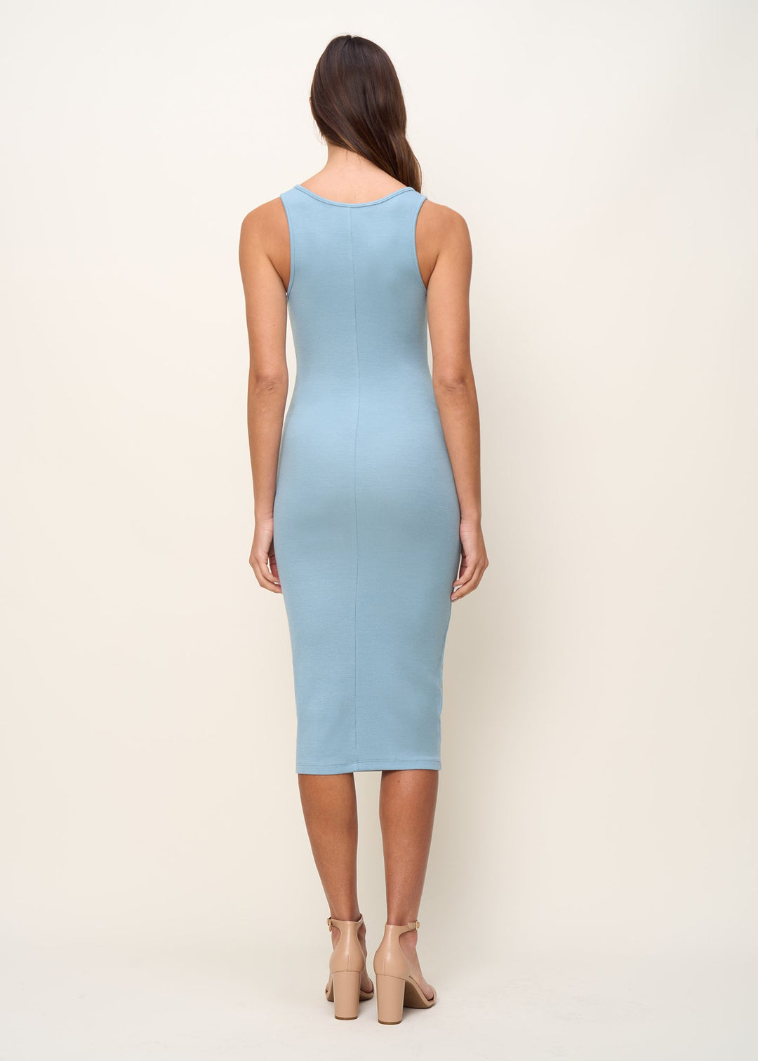 The Scoop Neck Midi Dress