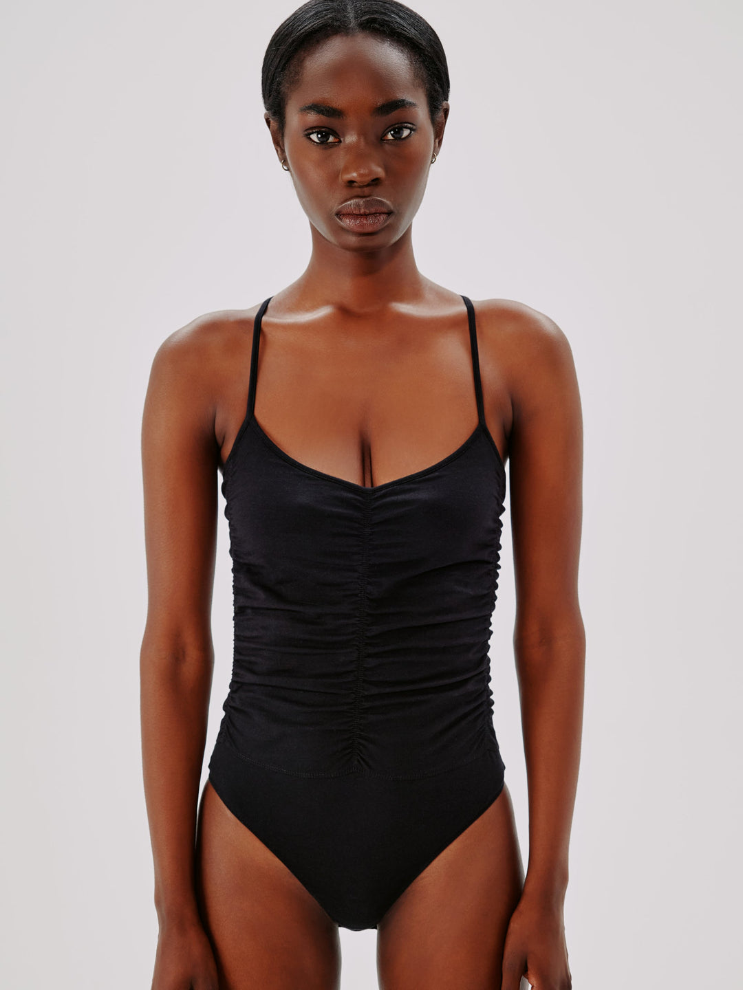 Shirred Bodysuit