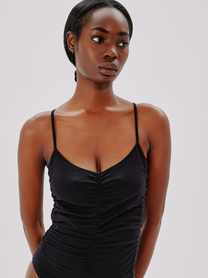 Shirred Bodysuit