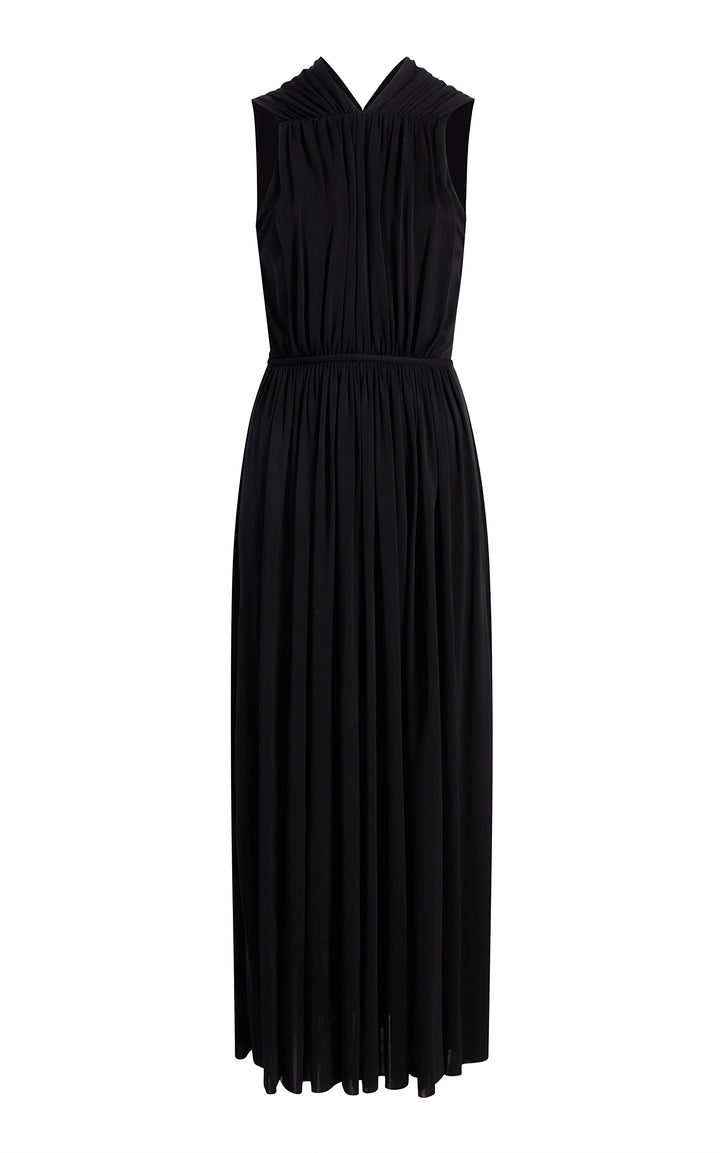 Shirred Midi Dress