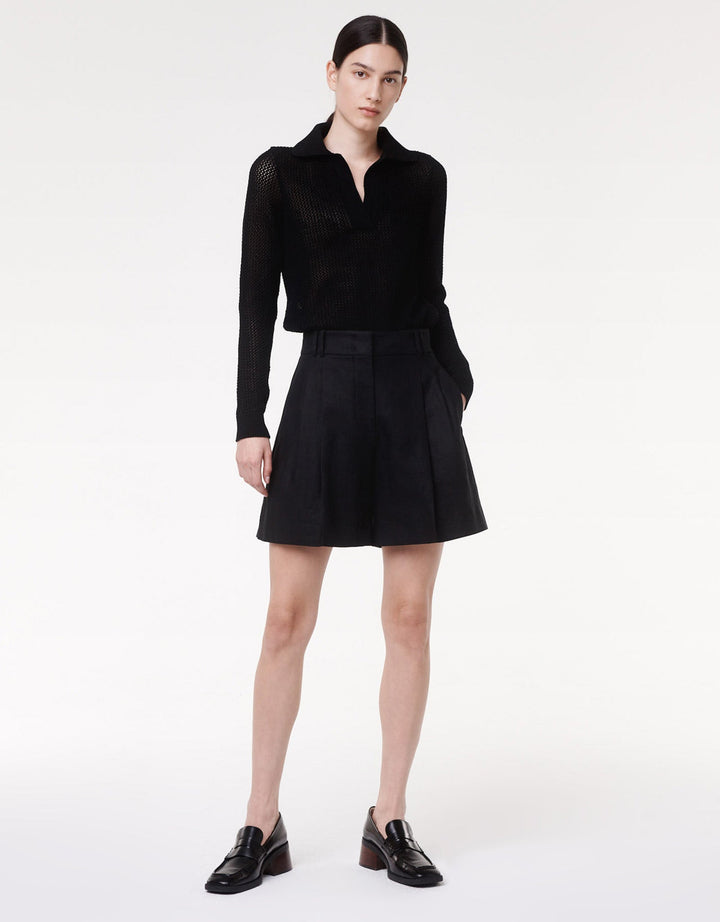 Pleated Shorts