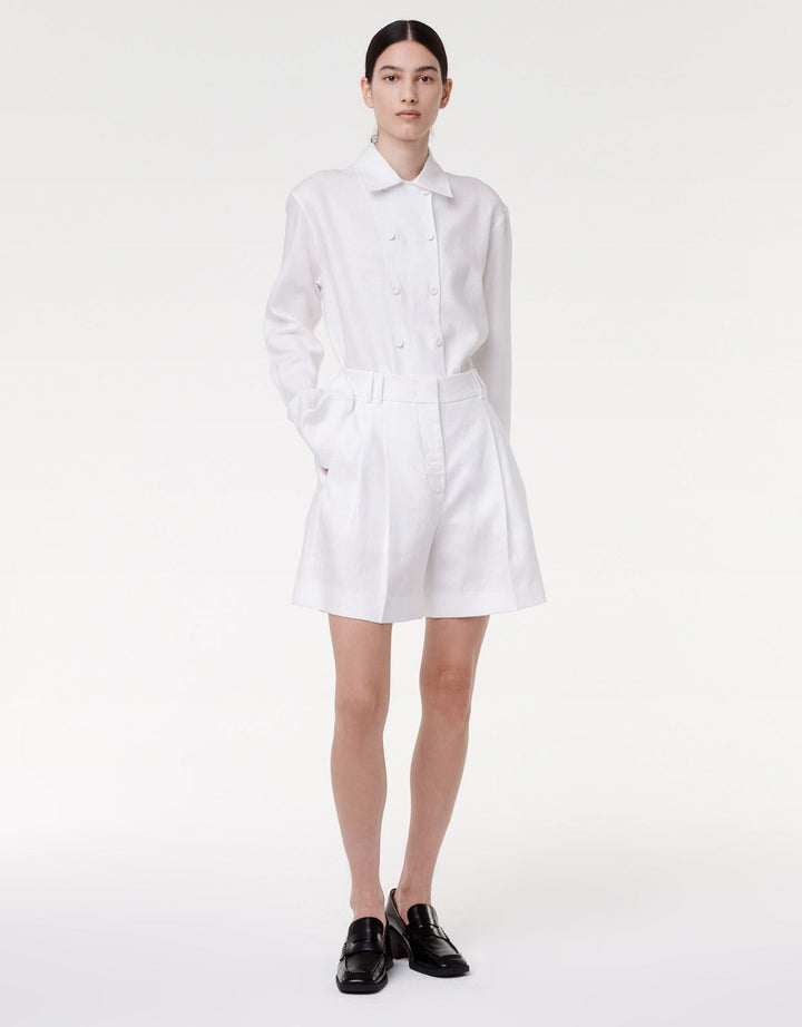 Pleated Shorts