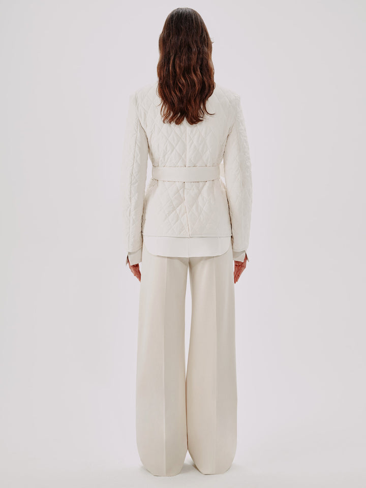 Quilted Belted Jacket