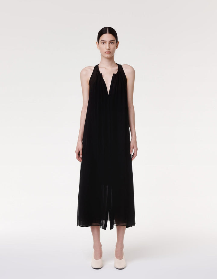 Silk Chiffon Scarf Dress