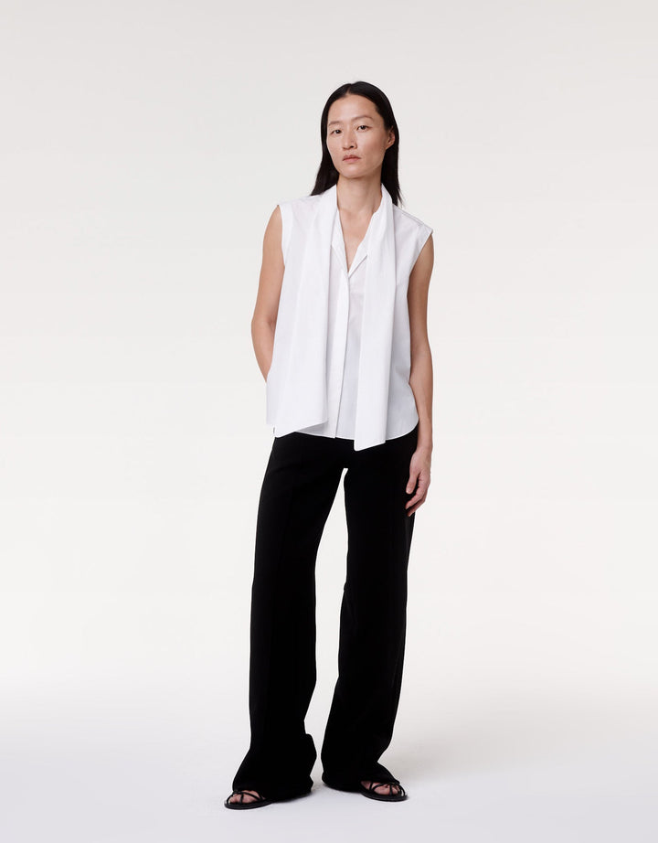 Sleeveless Tie Blouse - Resale