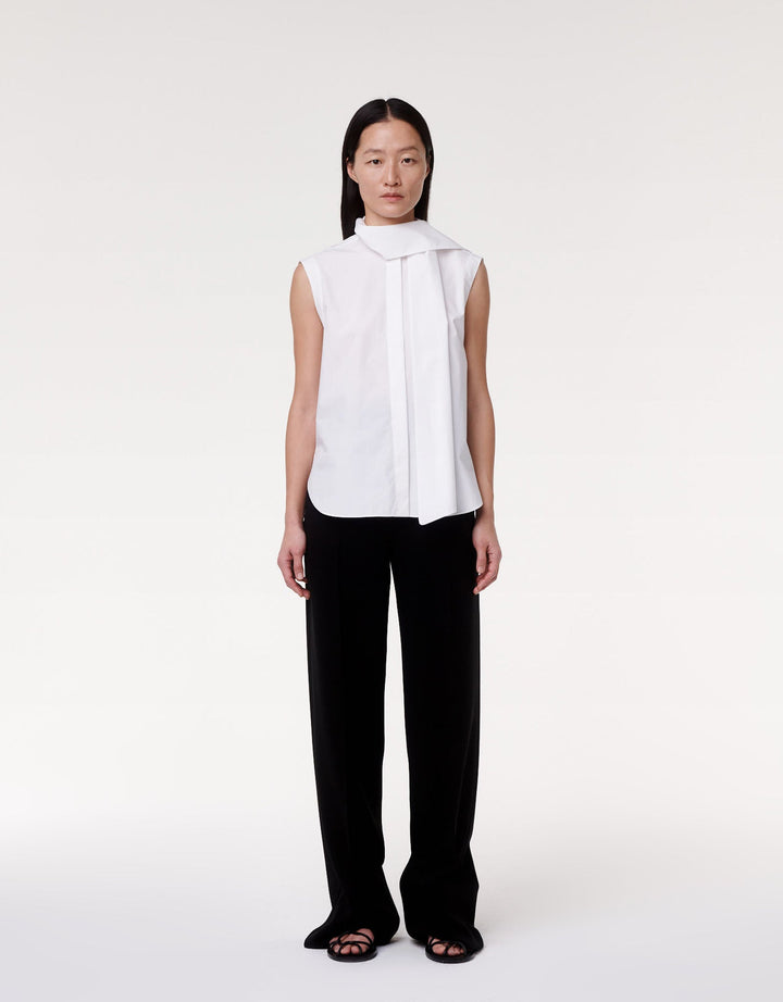 Sleeveless Tie Blouse - Resale