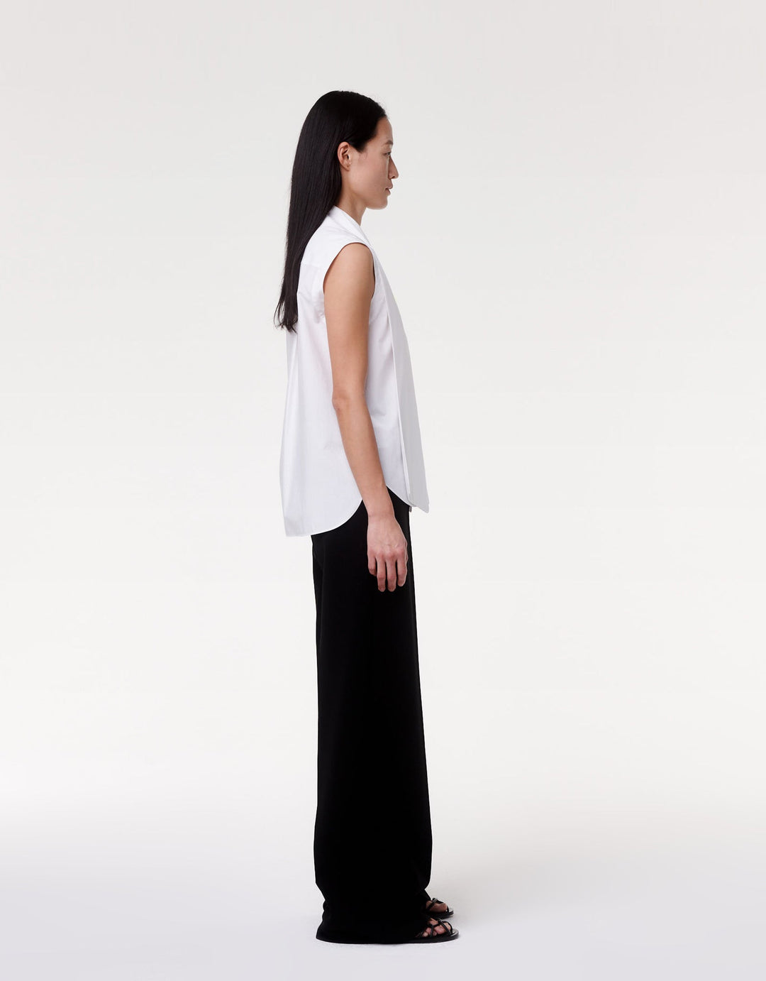 Sleeveless Tie Blouse - Resale