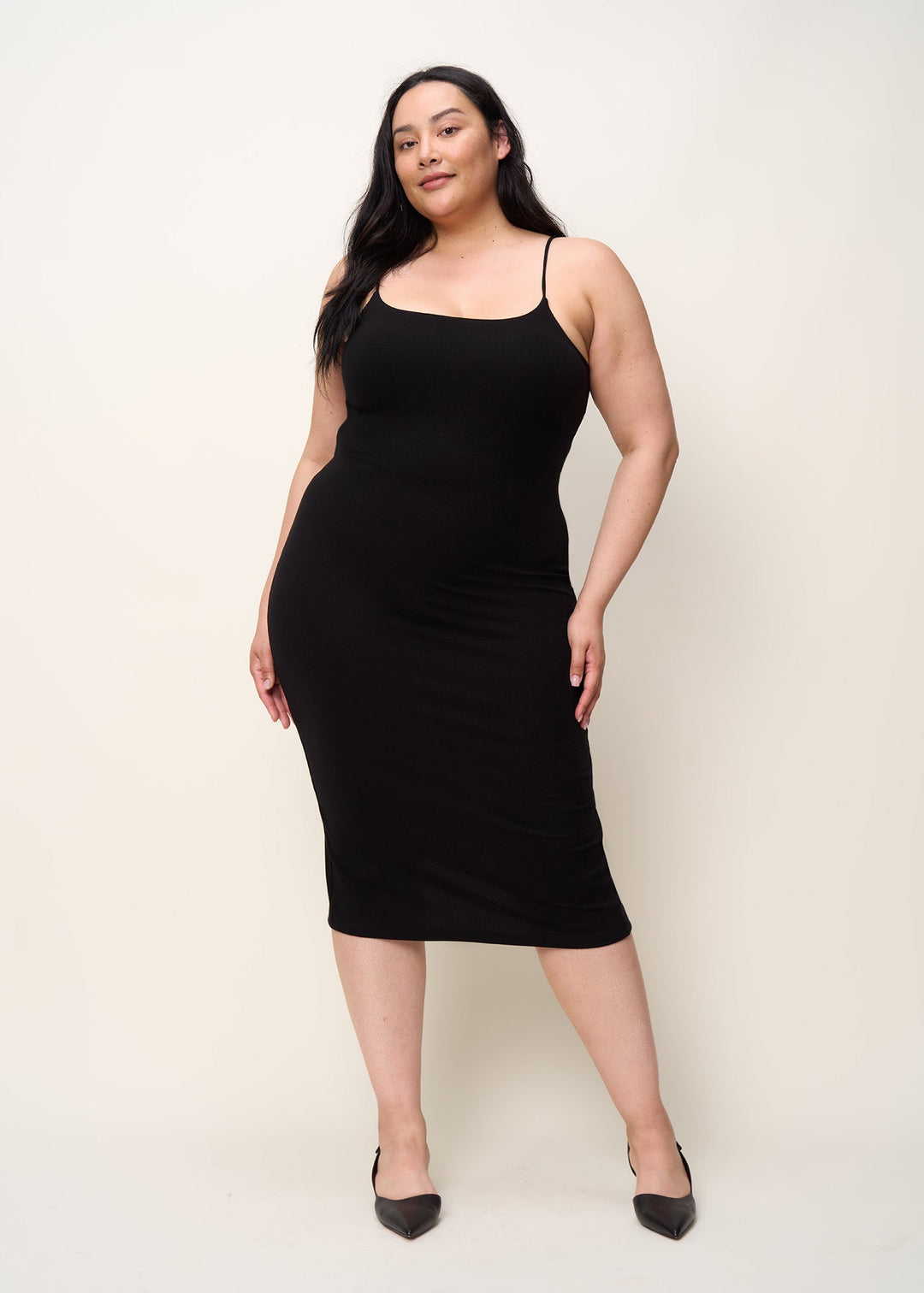 The Spaghetti Strap Midi Dress