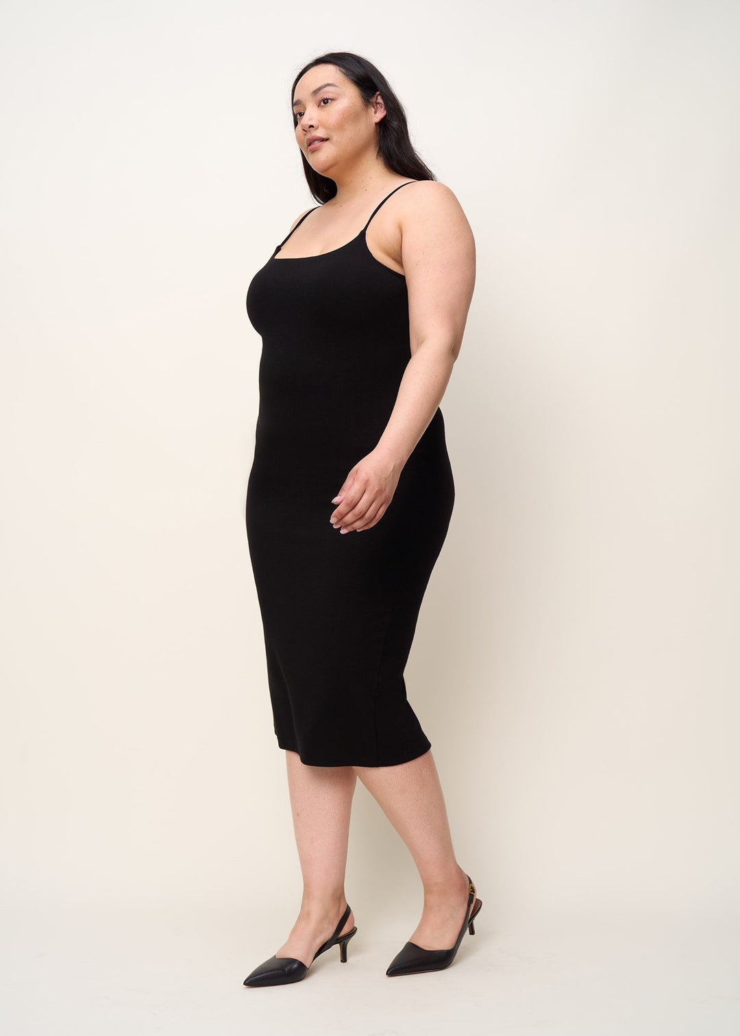 The Spaghetti Strap Midi Dress