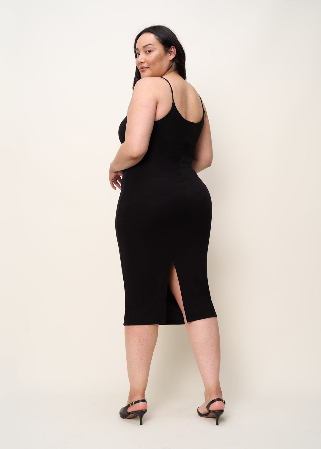 The Spaghetti Strap Midi Dress