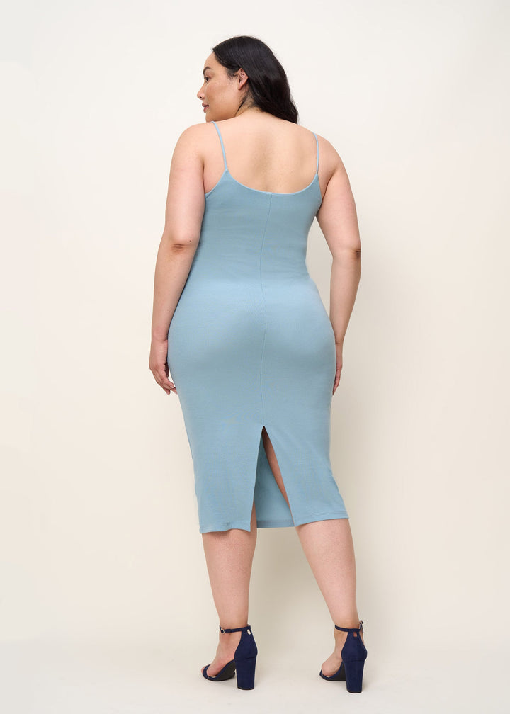 The Spaghetti Strap Midi Dress