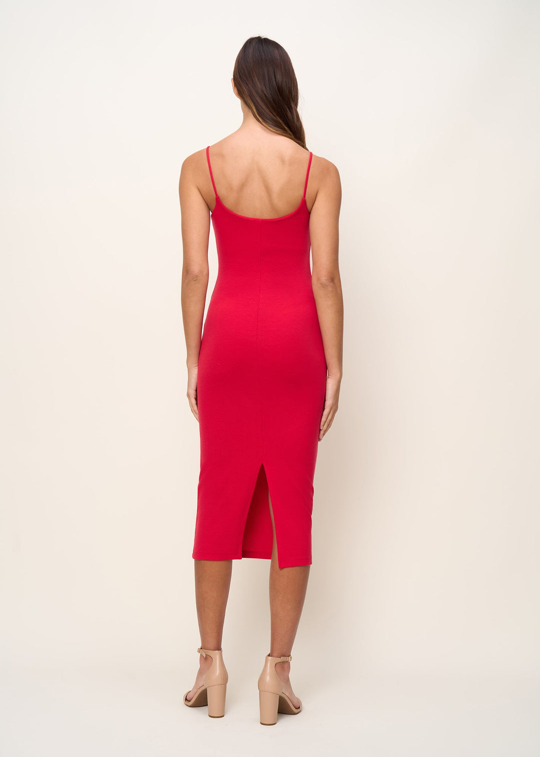 The Spaghetti Strap Midi Dress