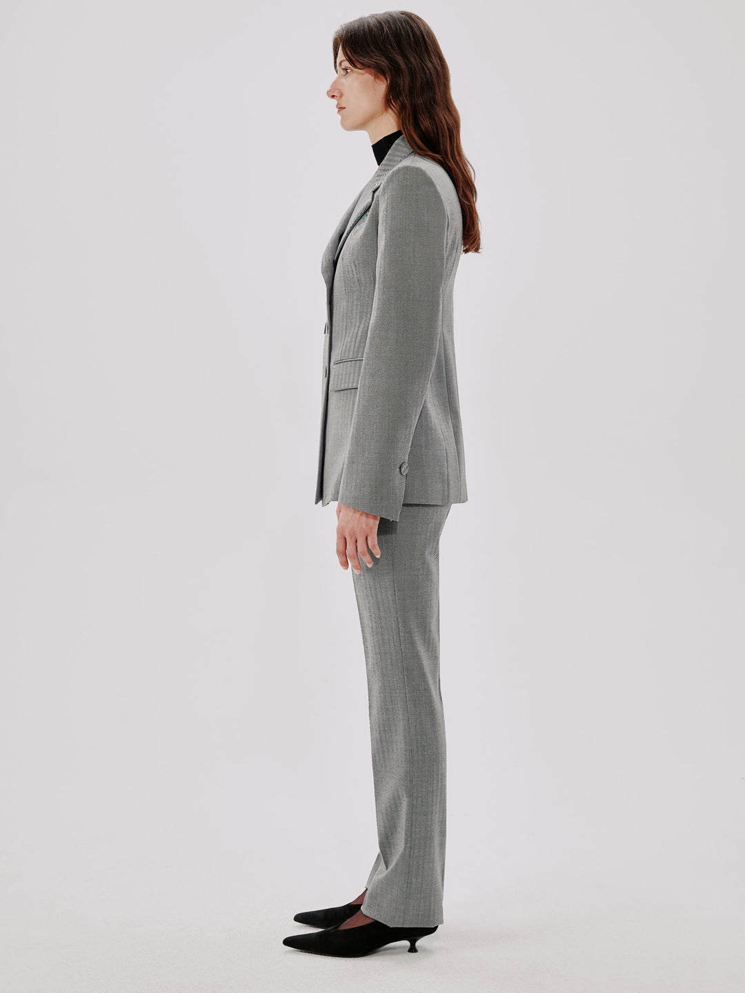 Double Breasted Structured Jacket