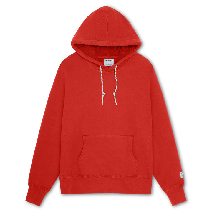 Organic Cotton 685 GSM French Terry Hooded Sweatshirt - Summer Fig