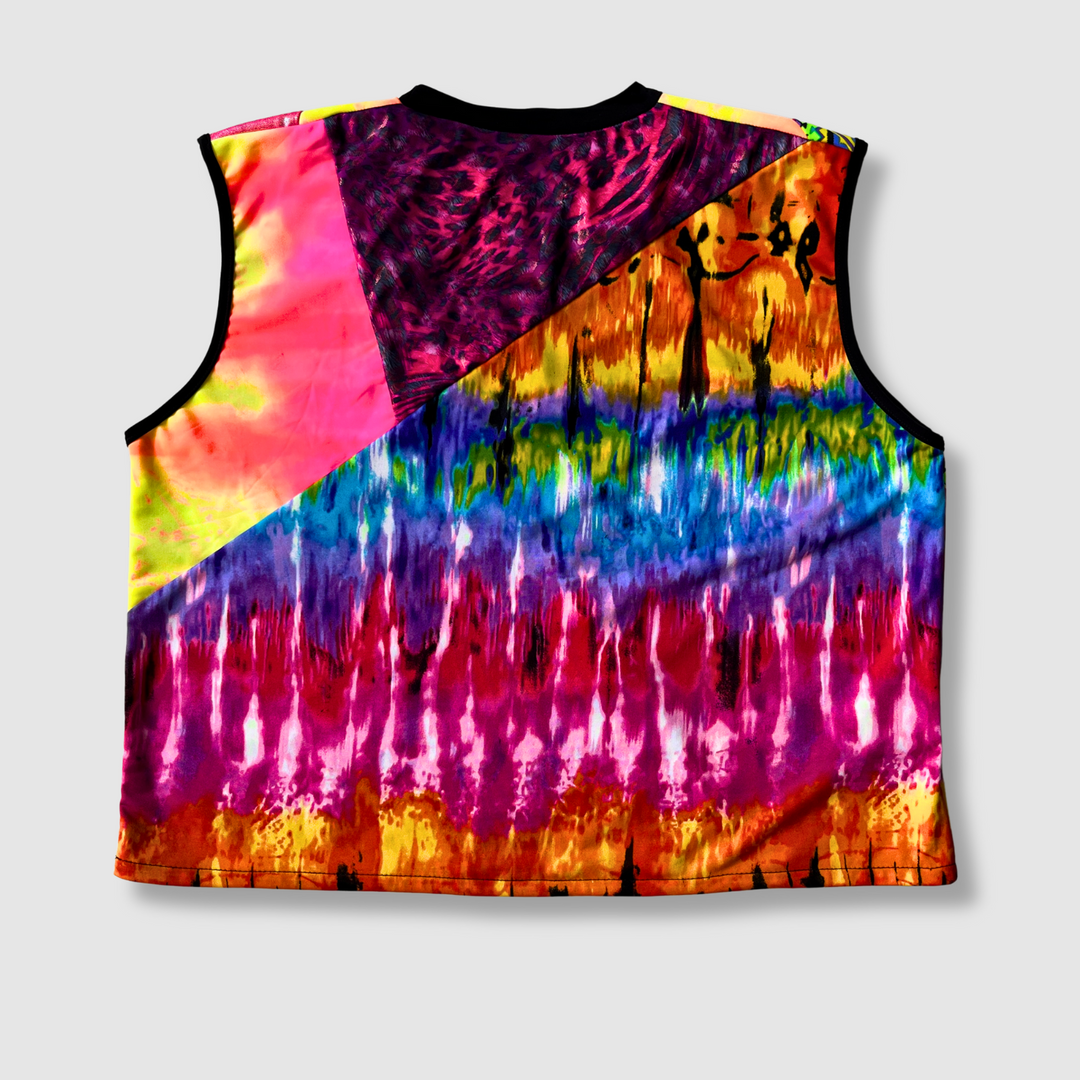 the 'mixed print' crop top