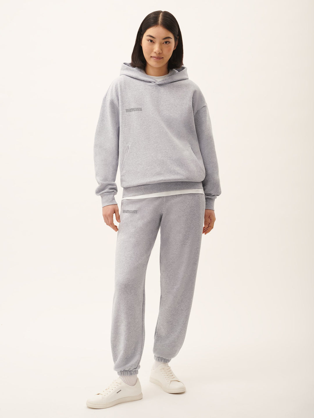 Womens 365 Midweight Track Pants—grey marl