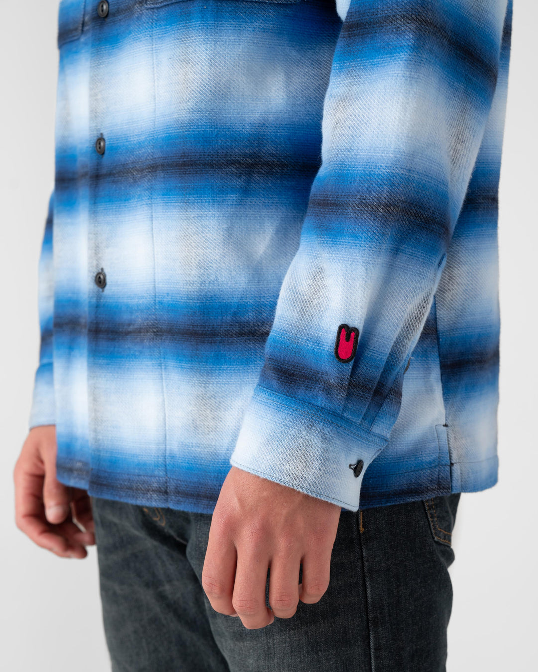 Ombre Flannel Shirt