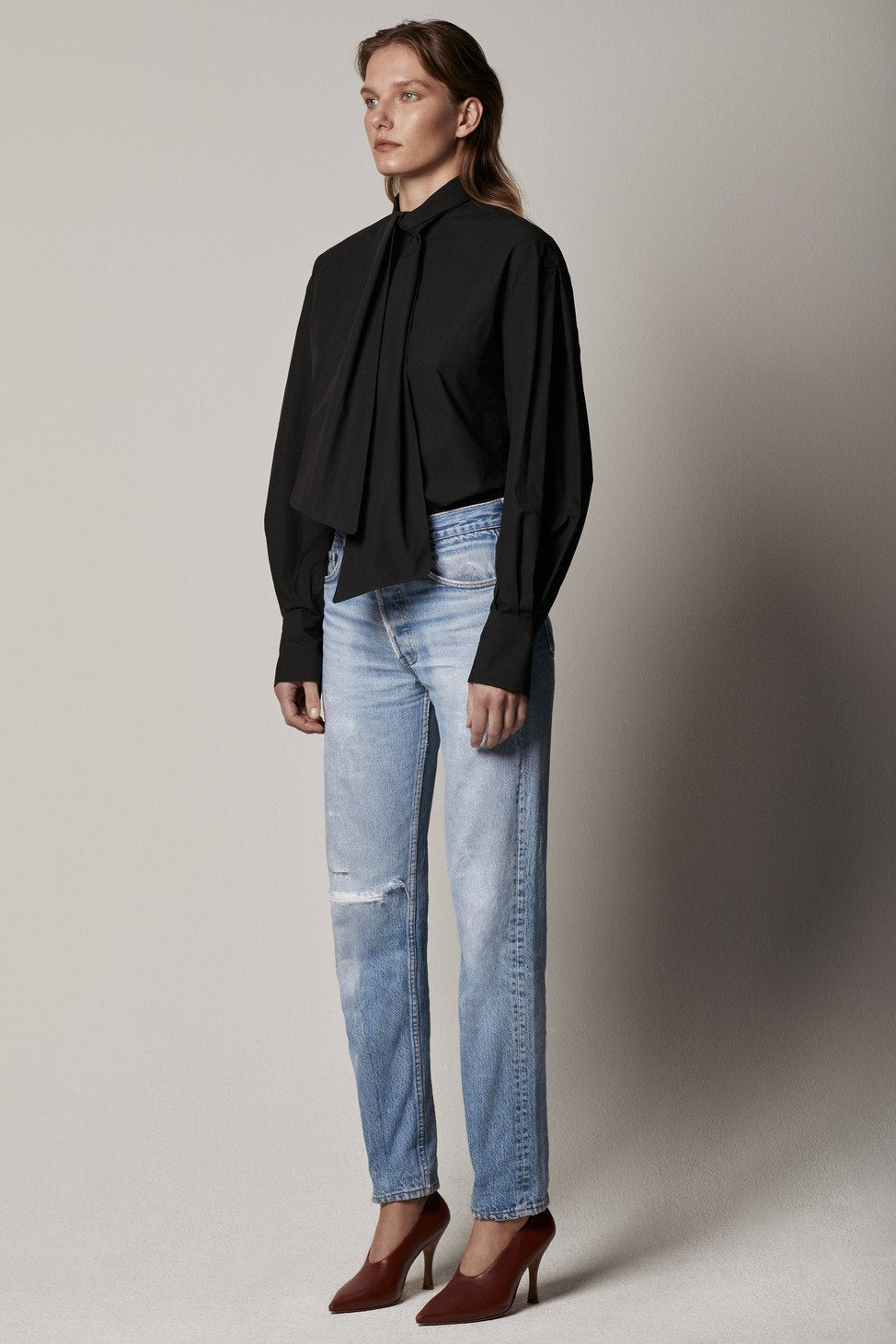 Exaggerated Bow Blouse - Resale