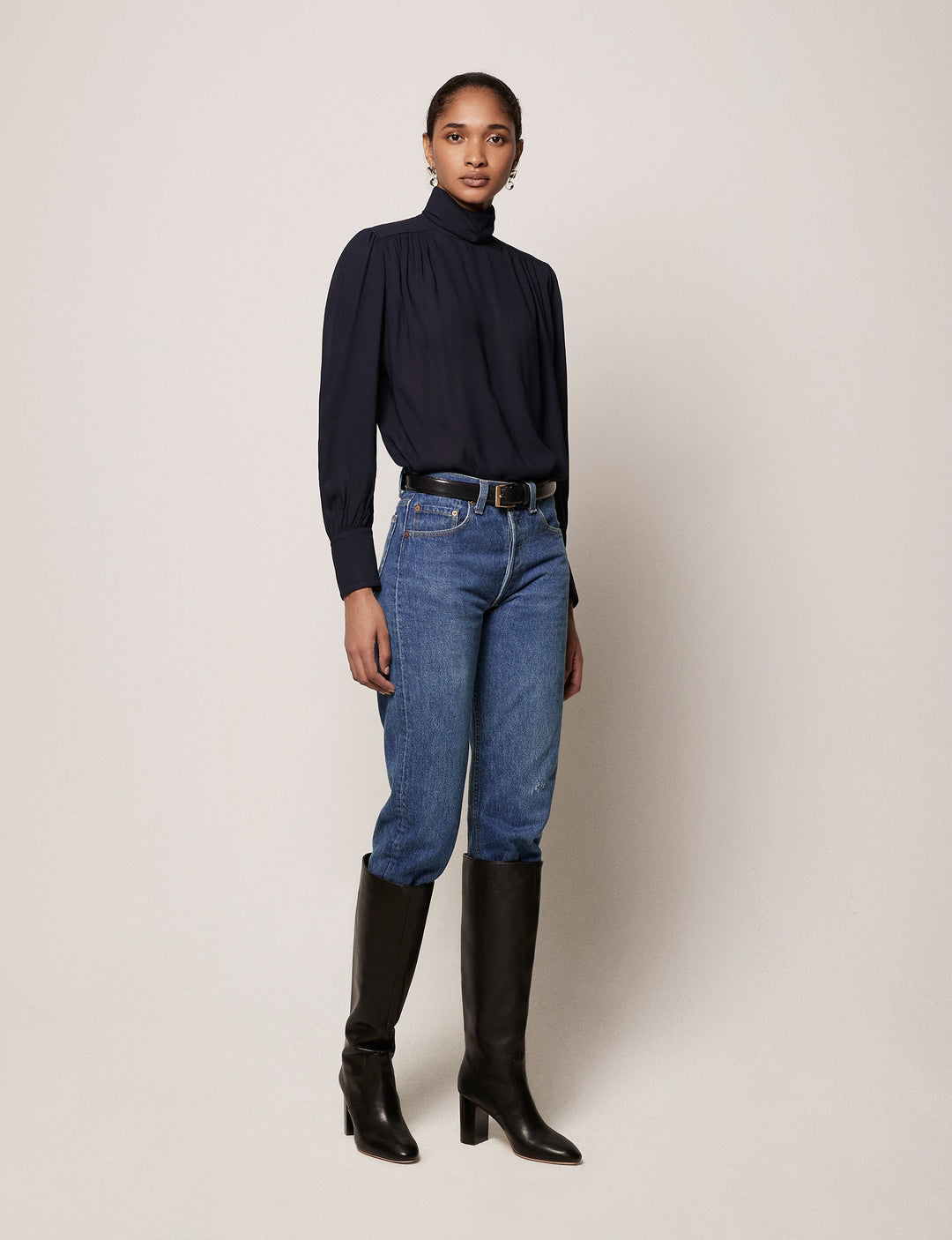High Neck Blouse