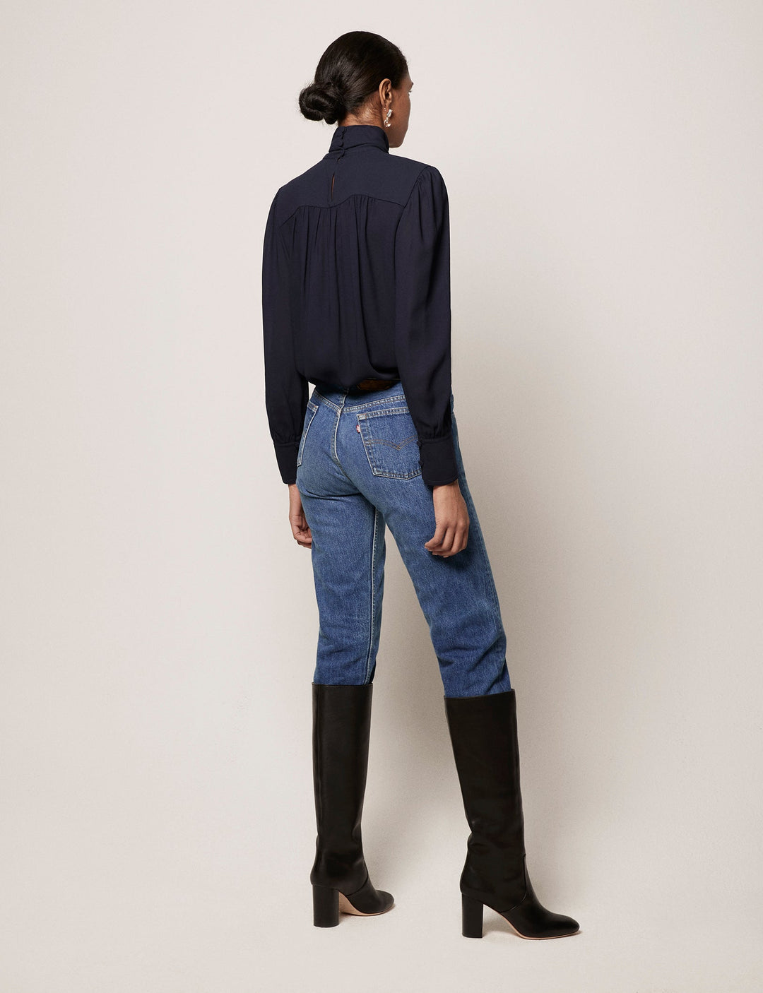 High Neck Blouse