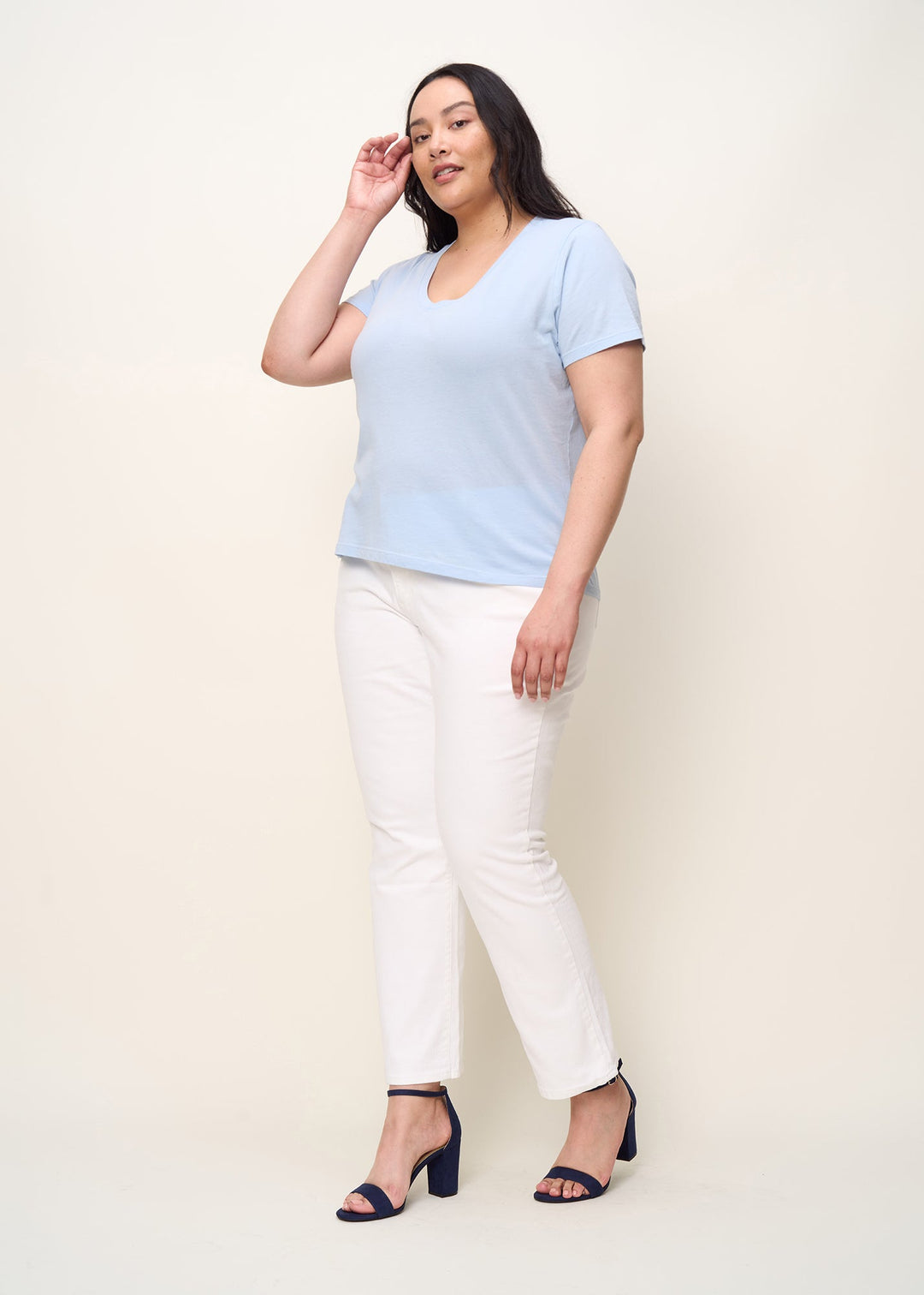 The V Neck Tee