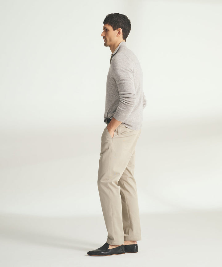 Signature Cashmere Color Blocked Quarter Zip