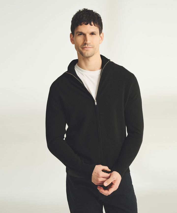 Signature Cashmere Full Zip Sweater
