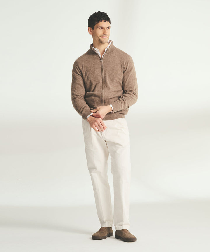 Signature Cashmere Full Zip Sweater