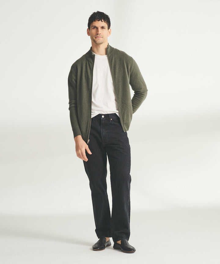 Signature Cashmere Full Zip Sweater