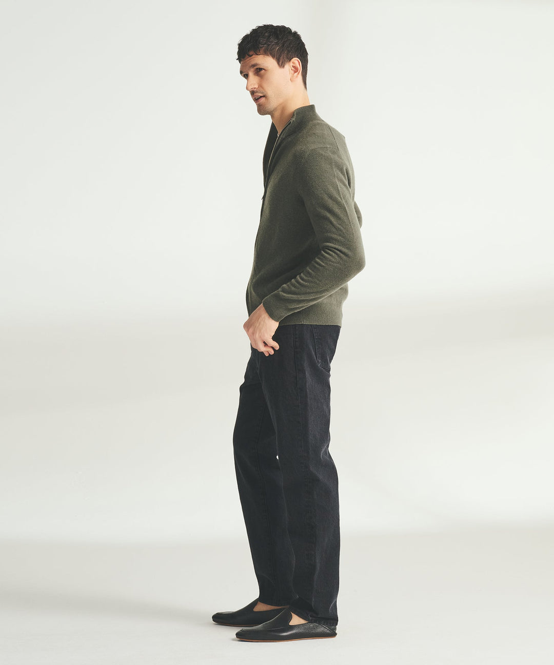 Signature Cashmere Full Zip Sweater