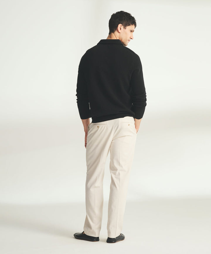 Signature Cashmere Long Sleeve Polo