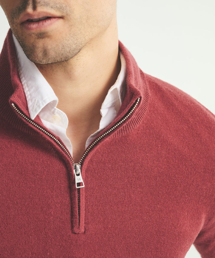 Signature Cashmere Quarter Zip