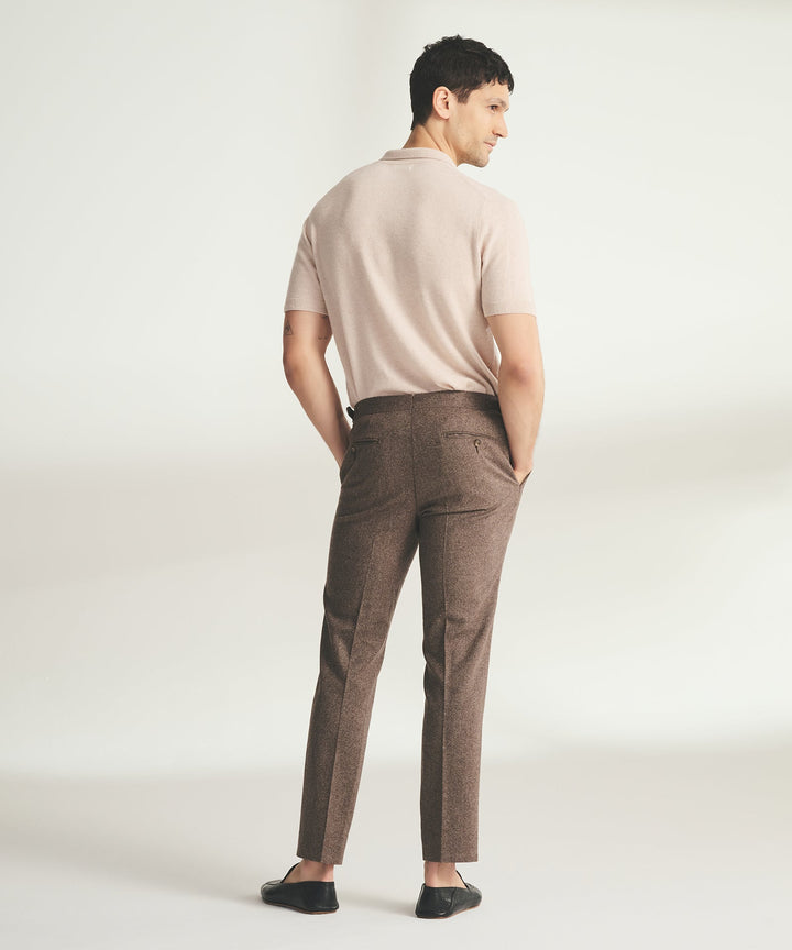 Signature Cashmere Short Sleeve Button Down