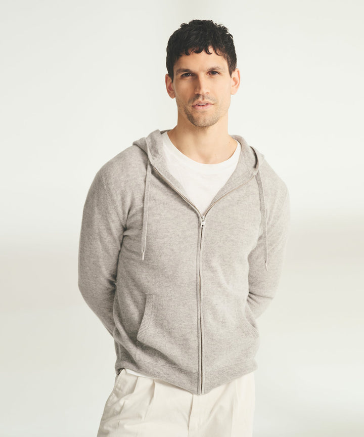 Signature Cashmere Zip Hoodie