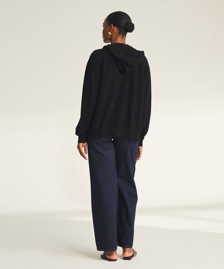 Signature Cashmere Zip Up Hoodie