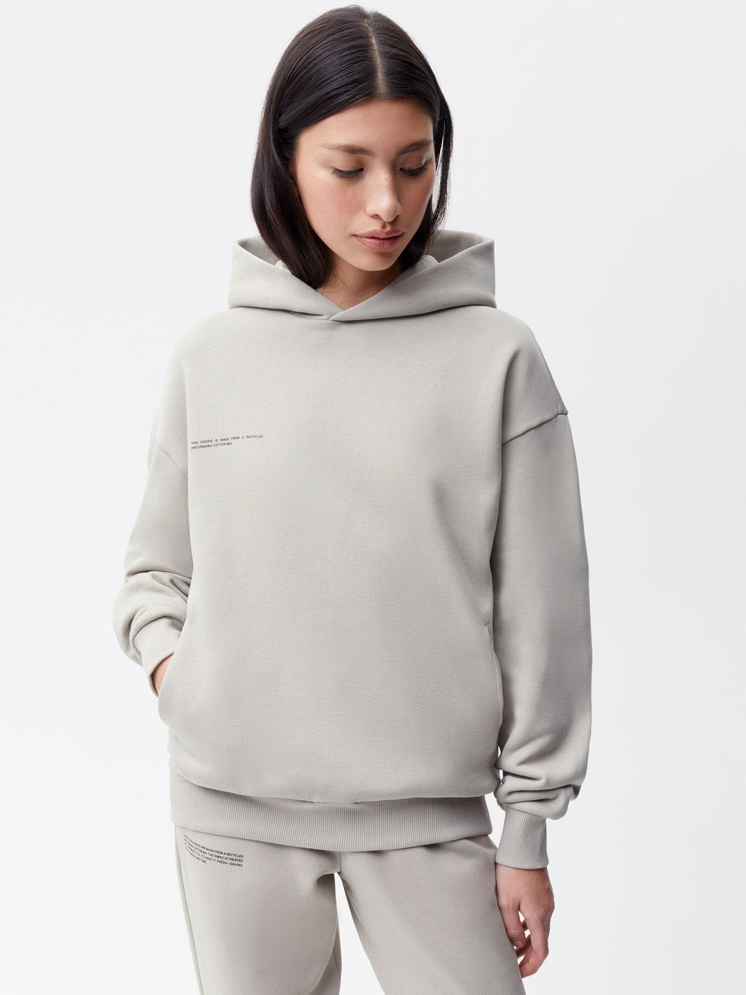 Womens 365 Heavyweight Hoodie—stone