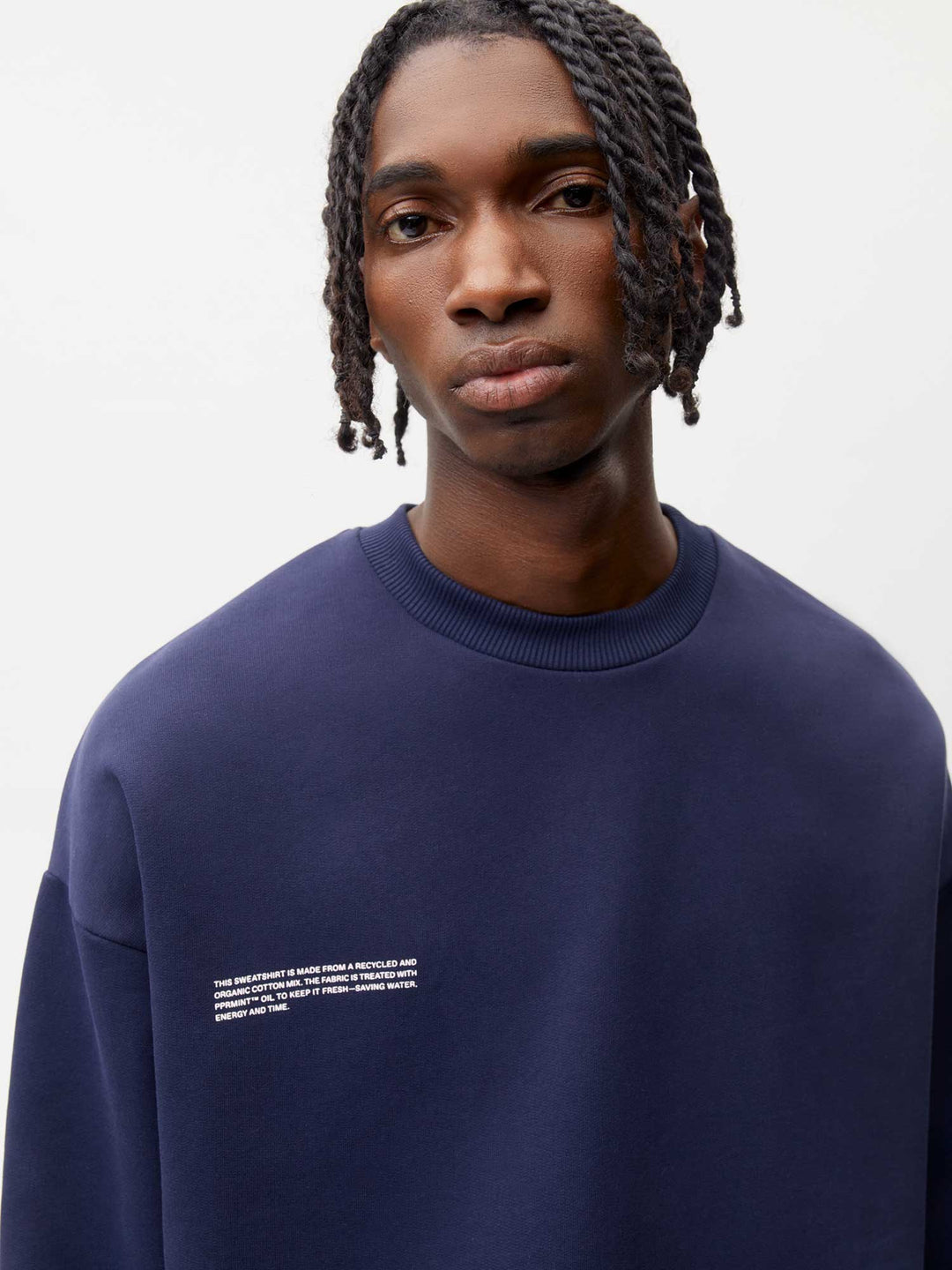 Mens 365 Heavyweight Sweatshirt—navy blue