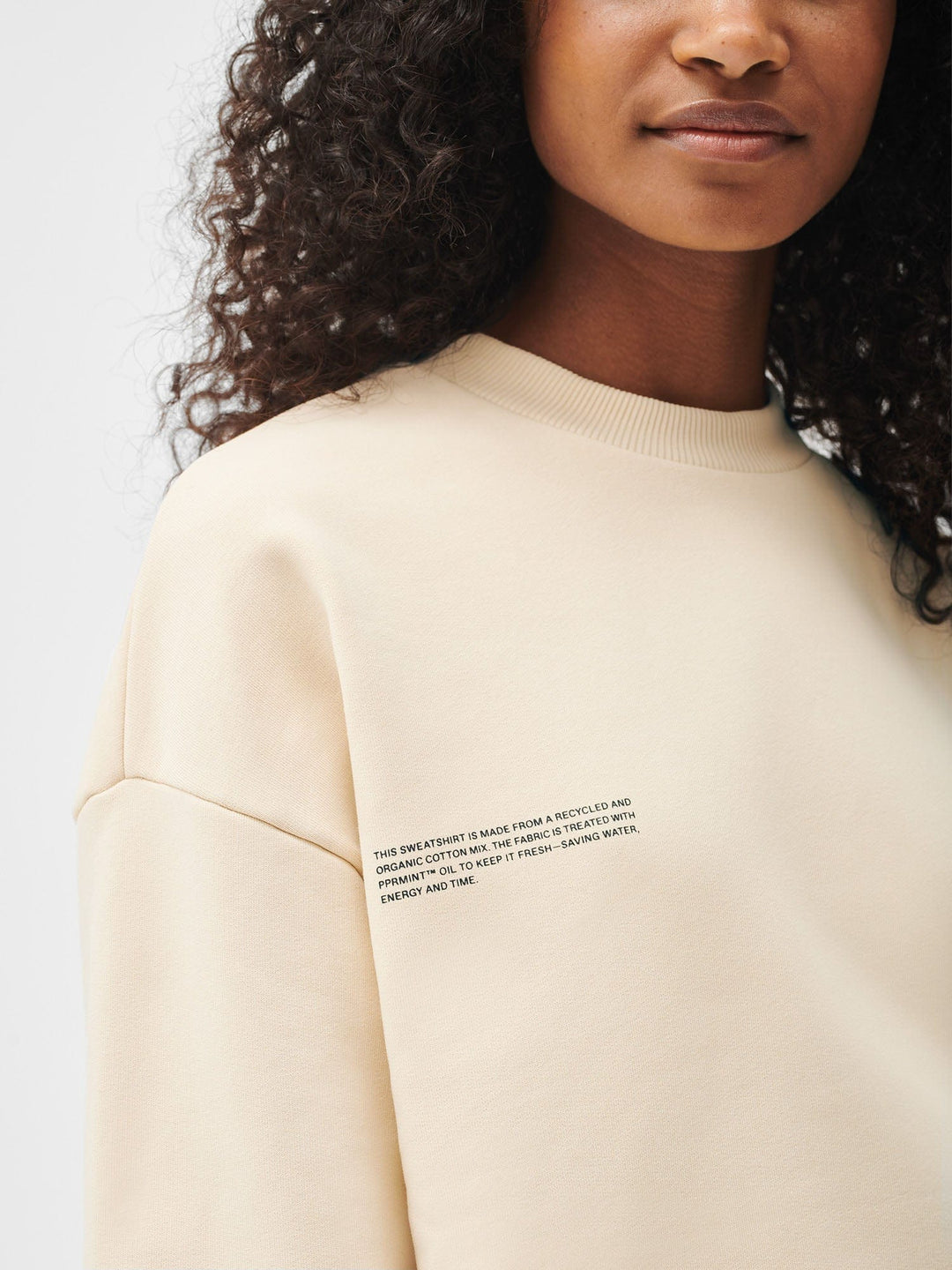 Womens 365 Heavyweight Sweatshirt—sand