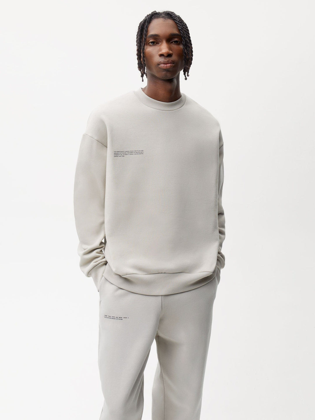 Mens 365 Heavyweight Sweatshirt—stone