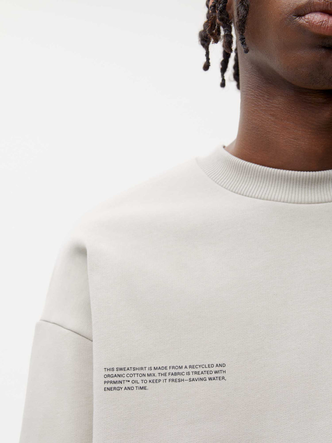Mens 365 Heavyweight Sweatshirt—stone